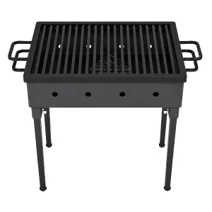 Grătar camping demontabil 40x30cm compact care încape ușor în portbagaj