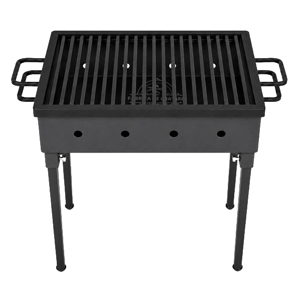 Grătar camping demontabil 40x30cm compact care încape ușor în portbagaj